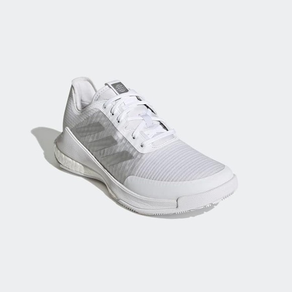 adidas Shoes - Adidas Like New, No Box White and Gray Athletic Shoes, Size 8